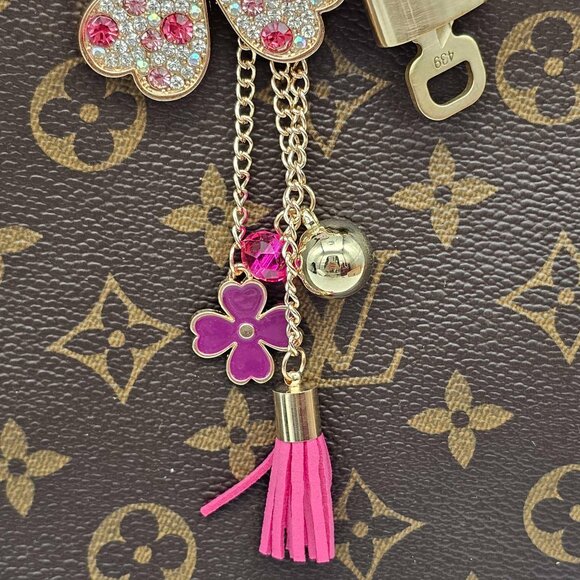 Authentic Louis Vuitton Lock & Key with unbranded Bagcharm, Keycharm, Keychain - Picture 10 of 12